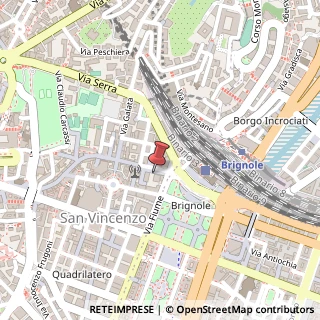 Mappa Via San Vincenzo, 12 R, 16121 Genova, Genova (Liguria)