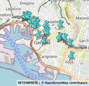 Mappa Via Gerolamo Boccardo, 16121 Genova GE, Italia (0.849)