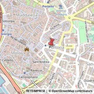 Mappa Via Gerolamo Boccardo,  1, 16121 Genova, Genova (Liguria)