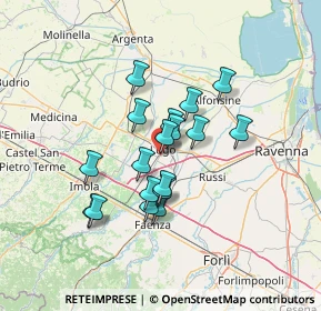 Mappa Via Achille Grandi, 48022 Lugo RA, Italia (10.65111)