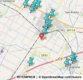 Mappa Via Achille Grandi, 48022 Lugo RA, Italia (2.58733)
