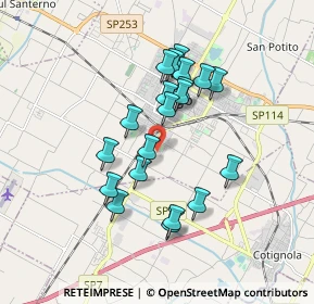 Mappa Via G. Vittorio, 48022 Lugo RA, Italia (1.535)