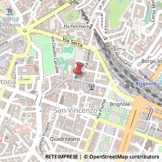 Mappa Via s. vincenzo 138/r, 16121 Genova, Genova (Liguria)