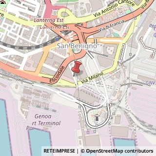 Mappa Via de marini, 16149 Genova, Genova (Liguria)