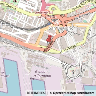 Mappa Via de Marini, 61, 16149 Genova, Genova (Liguria)