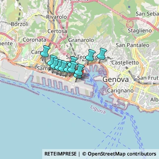Mappa Calata Sanità, 16126 Genova GE, Italia (1.03667)