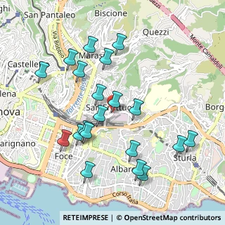 Mappa Via Giovanni Torti, 16146 Genova GE, Italia (1.023)