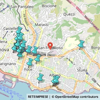 Mappa Via Giovanni Torti, 16146 Genova GE, Italia (1.375)