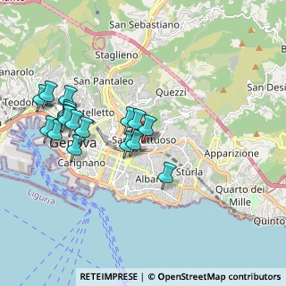 Mappa Via Giovanni Torti, 16146 Genova GE, Italia (1.96722)