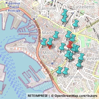 Mappa Piazza r, 16123 Genova GE, Italia (0.5065)