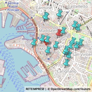 Mappa Piazza r, 16123 Genova GE, Italia (0.502)