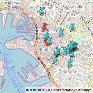 Mappa Piazza r, 16123 Genova GE, Italia (0.4905)