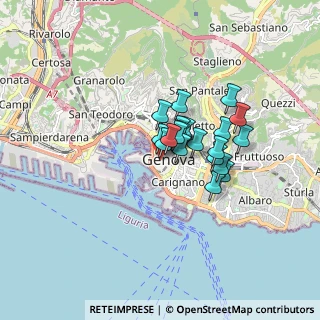 Mappa Piazza r, 16123 Genova GE, Italia (1.0865)