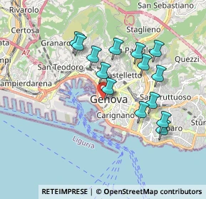 Mappa Vico di S. Gottardo, 16123 Genova GE, Italia (1.72429)