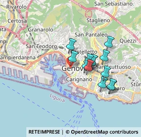 Mappa Piazza r, 16123 Genova GE, Italia (1.46615)