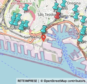 Mappa Ponte Caracciolo, 16126 Genova GE, Italia (1.3915)