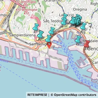Mappa Ponte Caracciolo, 16126 Genova GE, Italia (1.25)