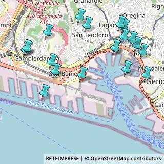 Mappa Ponte Caracciolo, 16126 Genova GE, Italia (1.3415)