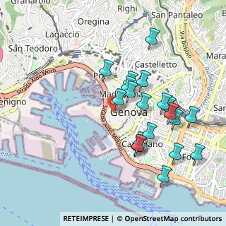 Mappa Via Chiabrera, 16123 Genova GE, Italia (0.9455)