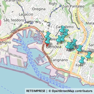 Mappa Via dei Giustiniani, 16123 Genova GE, Italia (0.97615)