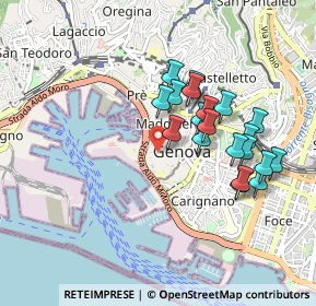 Mappa Via Chiabrera, 16123 Genova GE, Italia (0.8385)