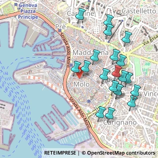 Mappa Via Chiabrera, 16123 Genova GE, Italia (0.558)