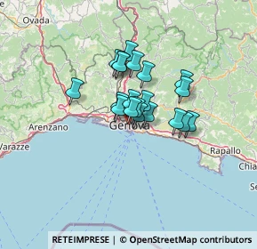 Mappa Via Chiabrera, 16123 Genova GE, Italia (8.411)