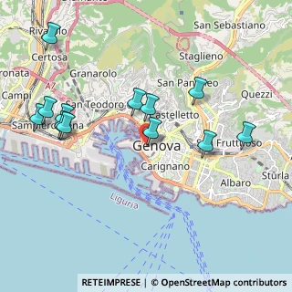 Mappa Via Chiabrera, 16123 Genova GE, Italia (2.21083)