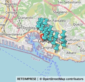Mappa Via Chiabrera, 16123 Genova GE, Italia (1.02556)