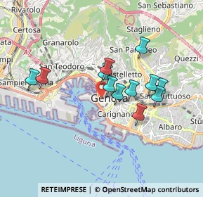 Mappa Via Chiabrera, 16123 Genova GE, Italia (1.51083)