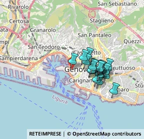 Mappa Via Chiabrera, 16123 Genova GE, Italia (1.3425)