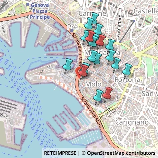 Mappa Via della Mercanzia, 16128 Genova GE, Italia (0.4235)