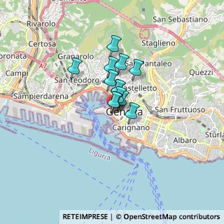 Mappa Via della Mercanzia, 16128 Genova GE, Italia (0.86769)