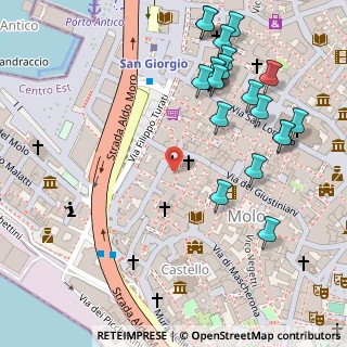 Mappa Via San Giorgio, 16128 Genova GE, Italia (0.159)