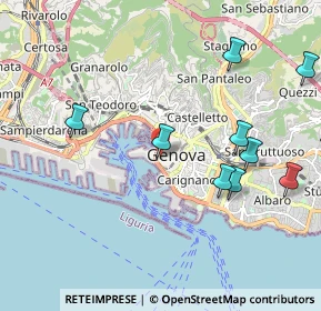 Mappa Piazza Stella, 16123 Genova GE, Italia (2.78917)