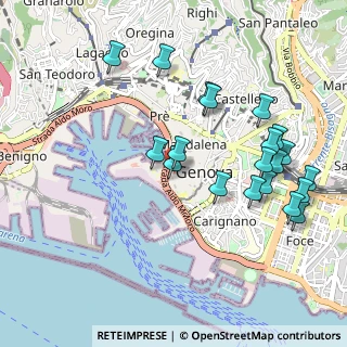 Mappa Piazza Stella, 16123 Genova GE, Italia (1.0675)