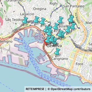 Mappa Via San Giorgio, 16123 Genova GE (0.796)