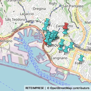Mappa Via delle Grazie, 16123 Genova GE, Italia (0.6125)