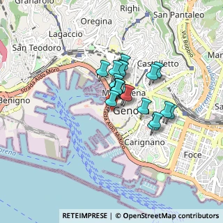 Mappa Via delle Grazie, 16123 Genova GE, Italia (0.56)