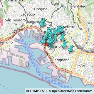 Mappa Via San Giorgio, 16123 Genova GE (0.516)