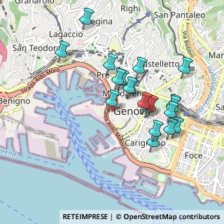 Mappa Piazza Stella, 16123 Genova GE, Italia (0.8825)