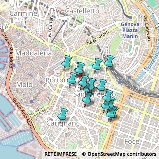 Mappa Via Ugo Foscolo, 16121 Genova GE, Italia (0.3525)