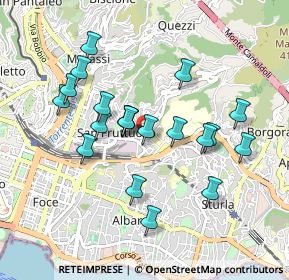 Mappa Via Donghi, 16100 Genova GE, Italia (0.8575)