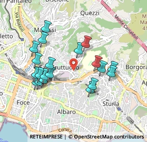 Mappa Via Donghi, 16100 Genova GE, Italia (0.9005)