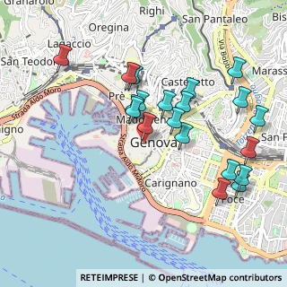 Mappa Via di Canneto Il Lungo, 16123 Genova GE, Italia (0.9985)