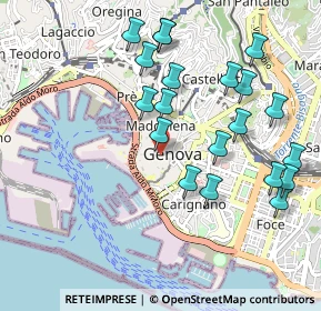 Mappa Via di Canneto Il Lungo, 16123 Genova GE, Italia (1.044)