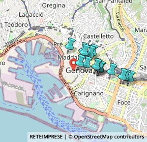 Mappa Via di Canneto Il Lungo, 16123 Genova GE, Italia (0.68125)