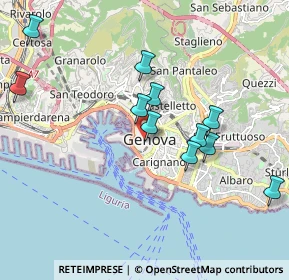 Mappa Via di Canneto Il Lungo, 16123 Genova GE, Italia (1.88455)