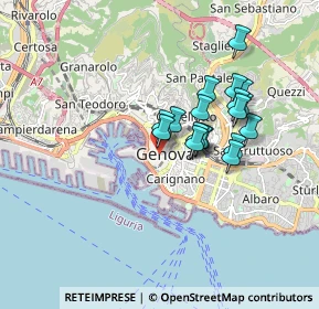 Mappa Via San Lorenzo, 16123 Genova GE, Italia (1.41389)