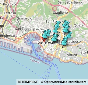 Mappa Via di Canneto Il Lungo, 16123 Genova GE, Italia (1.32235)